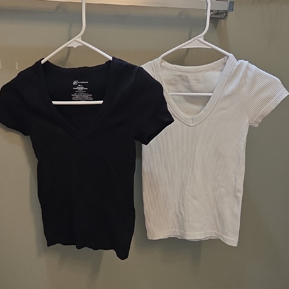 Black And White Cropped Top Set